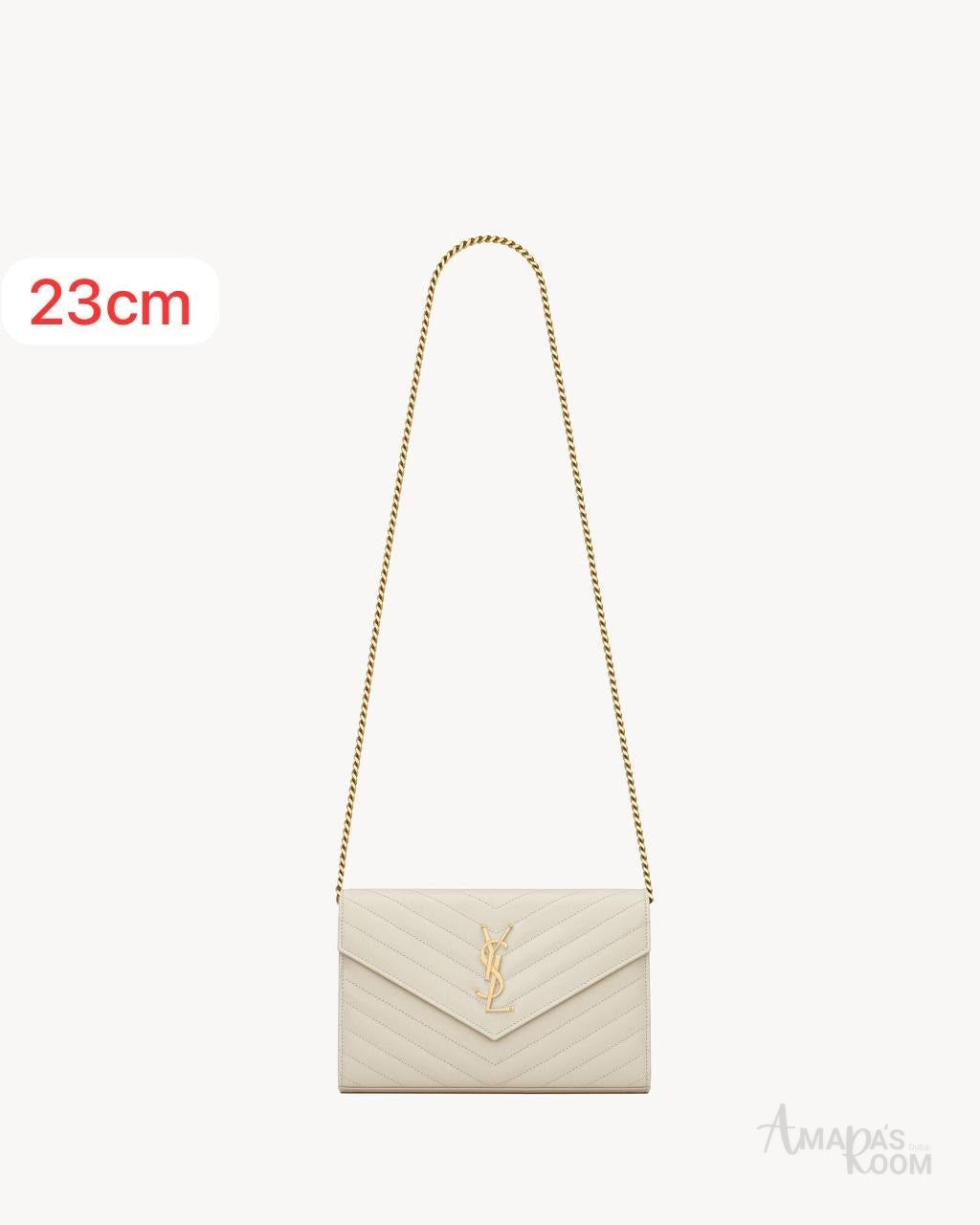 YSL Bag Cassandre Envelope Chain Wallet