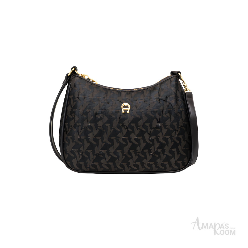 Aigner Bag | Juna Pochette Icon XS Signature Brown