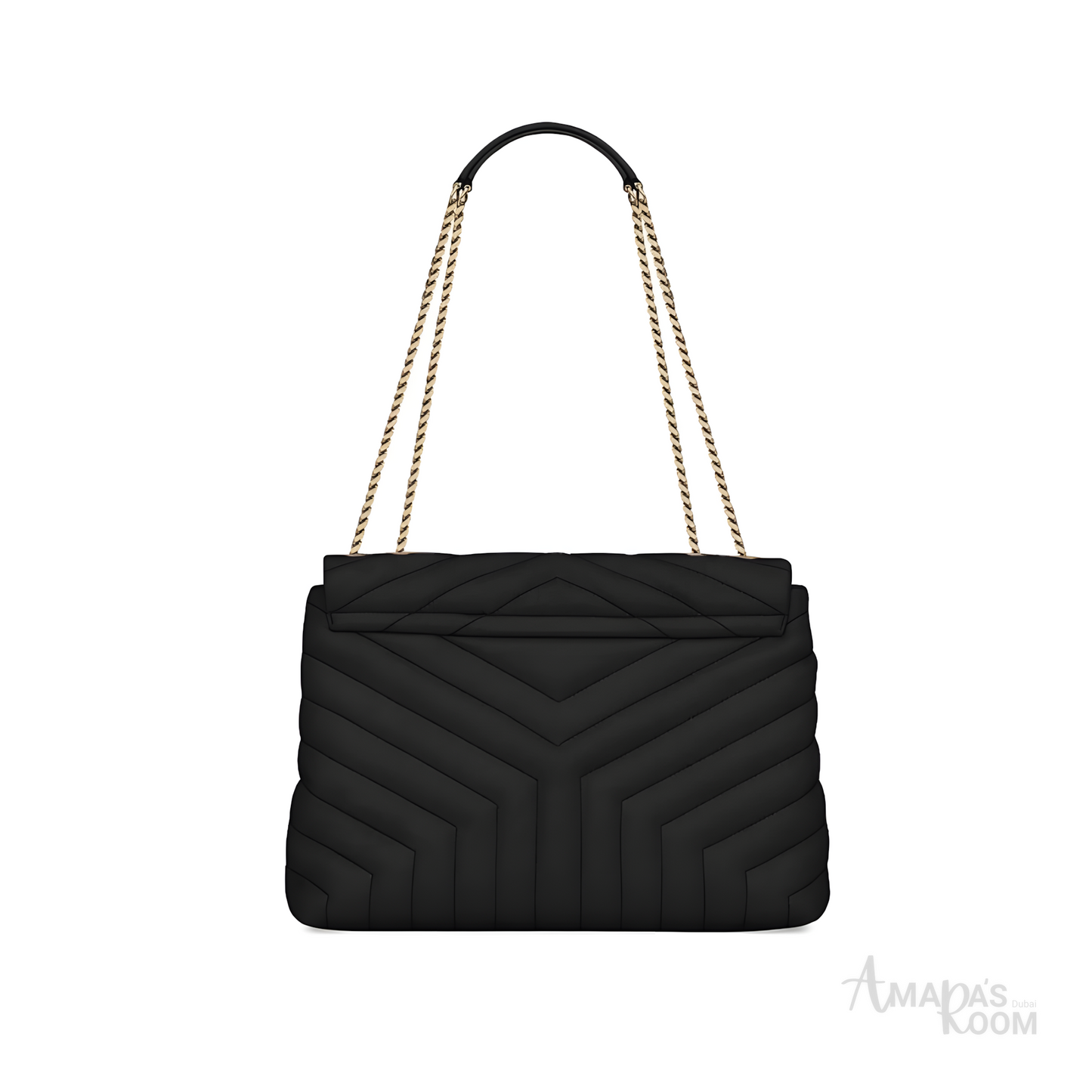 YSL Bag | Loulou Black Golden