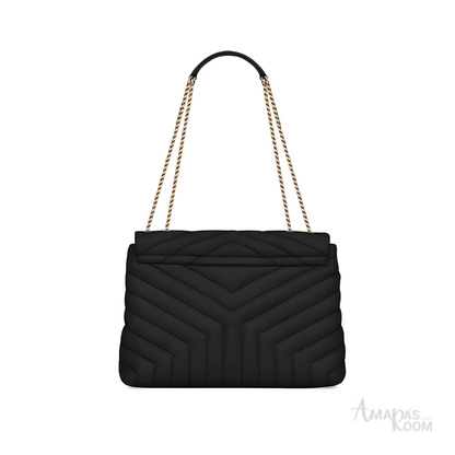 YSL Bag | Loulou Black Golden