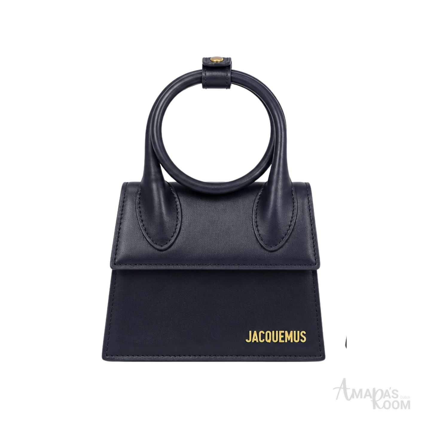 Jacquemus Le Chiquito Noeud Navy Blue Bag - image 1