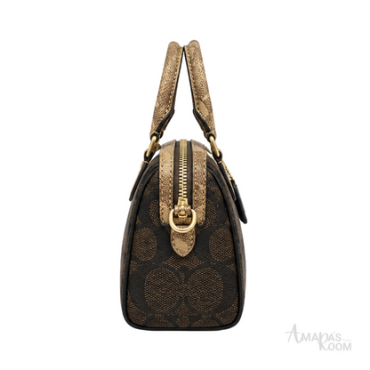 Coach Mini Rowan Walnut Tan Bag