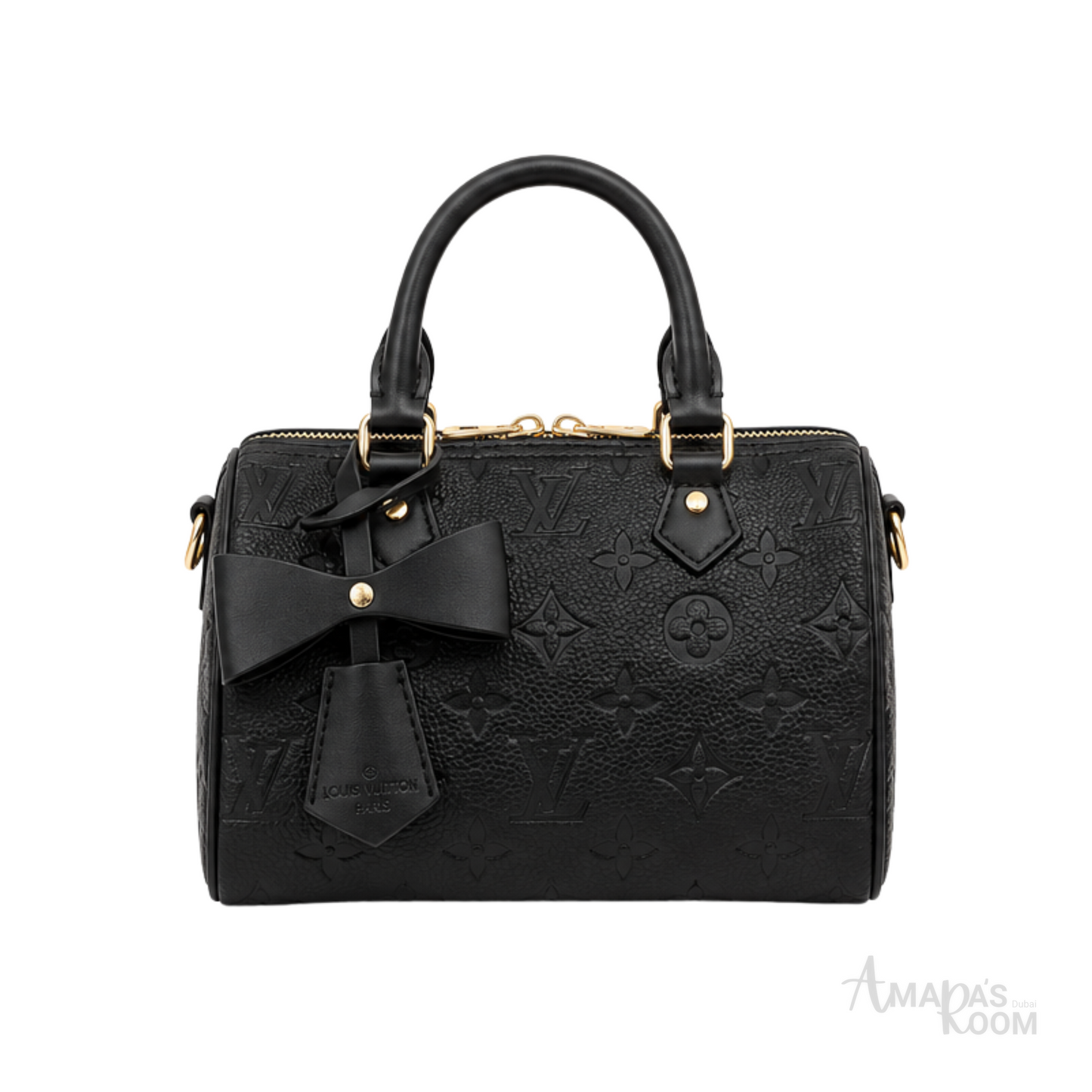 Louis Vuitton Nano Speedy Black Bag – product view