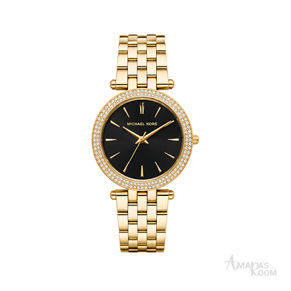 Michael Kors Darci Black Dial Gold Watch - image 1