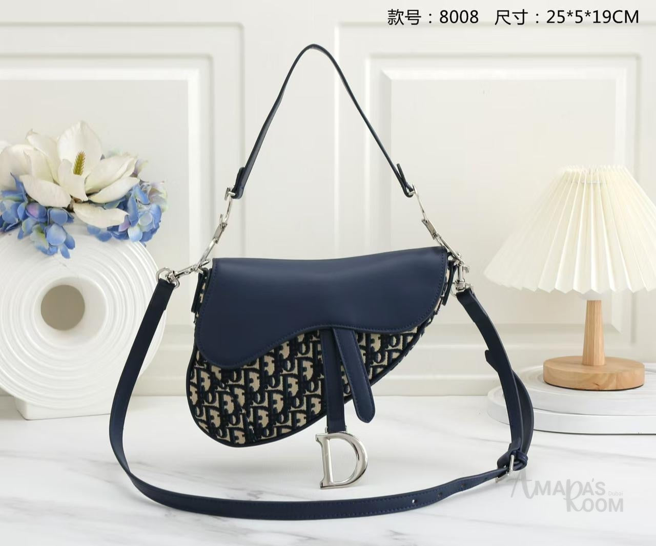 Dior Bag | Saddle Oblique Jacquard Bag Blue