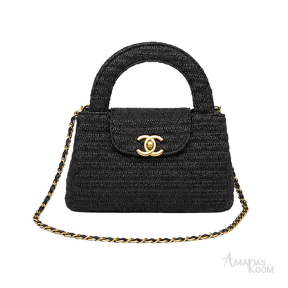 Chanel Nano Kelly Flap Bag Black – product view
