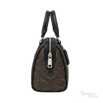 Coach Mini Rowan Brown Black Bag