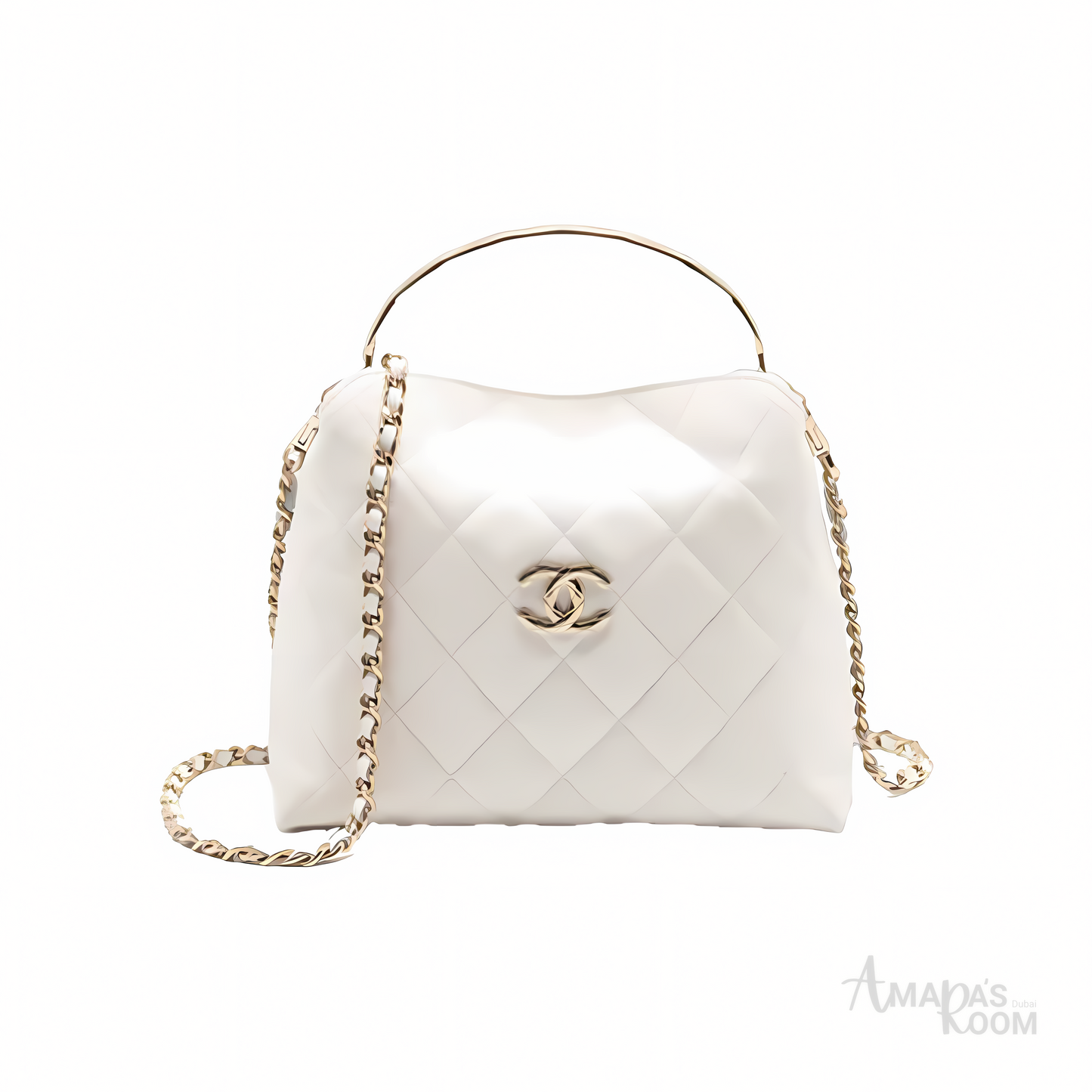 Chanel Bag | 25S Coco Crush Handle Caviar White LGHW
