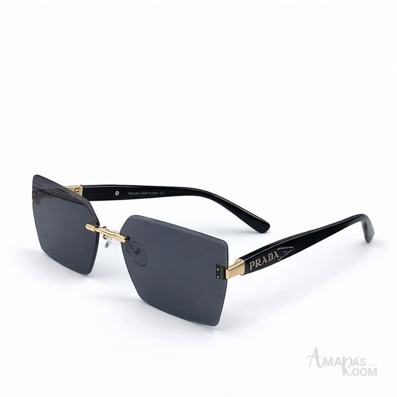 PRADA Glasses | Slim Metallic Frame Sunglasses