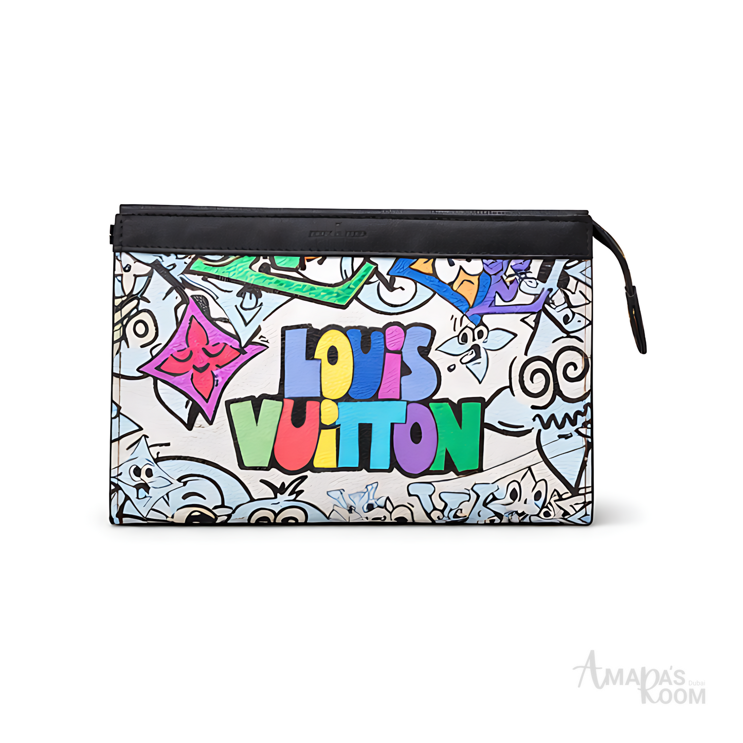 Louis Vuitton Pouch | Graffiti White Multi Color