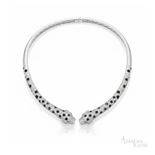 Cartier Jewelry | Panther Bracelet Necklace Set