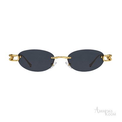 Gentle Monster Sunglasses Musubi Black Golden – product view