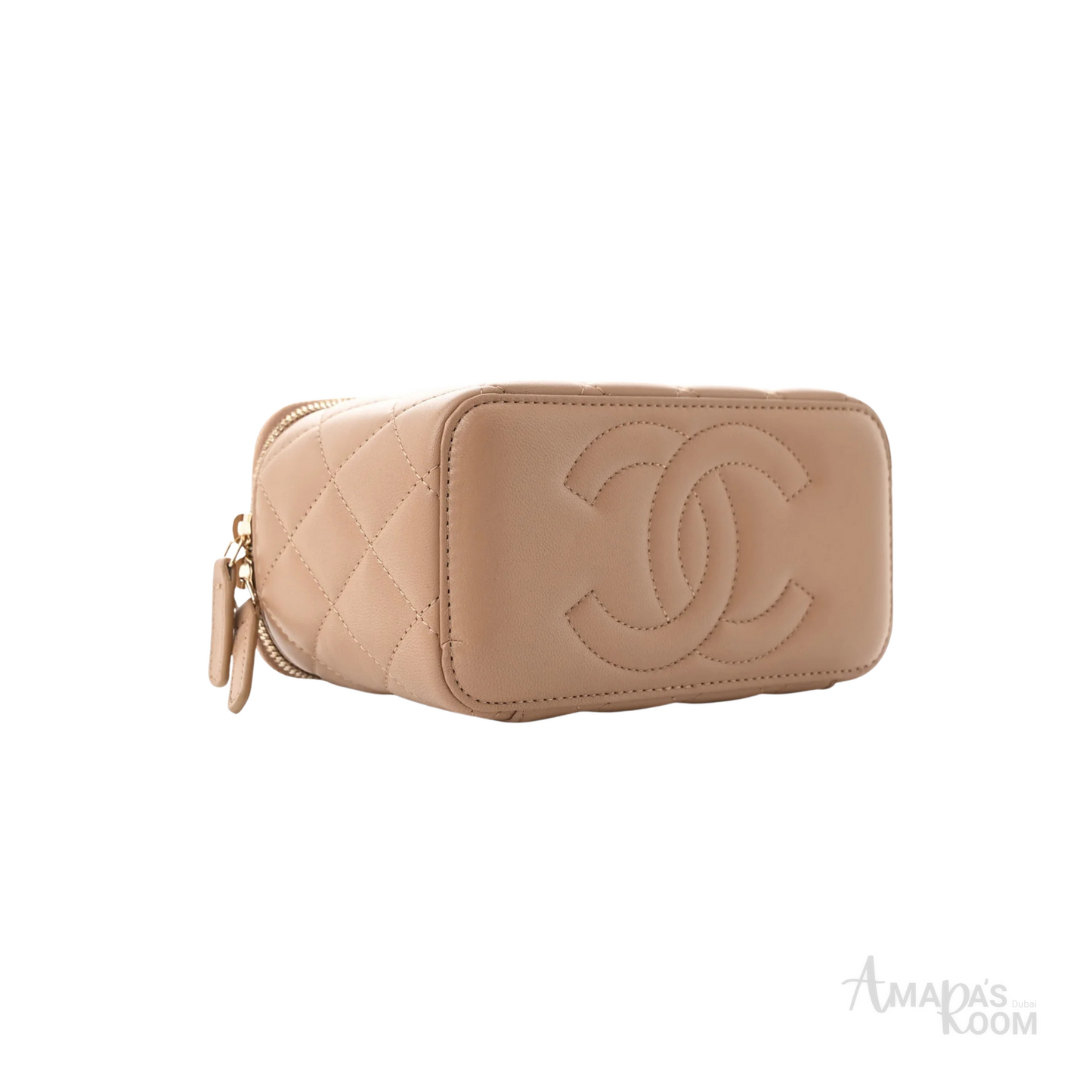 Chanel Bag | Small Vanity Case Chain Beige