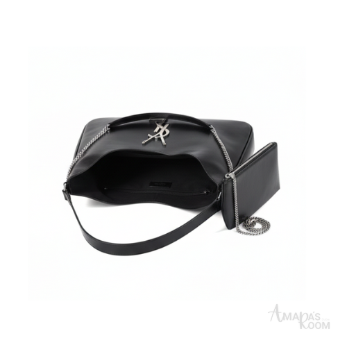 YSL Bag | Le 5 A 7 Leather Hobo Bag