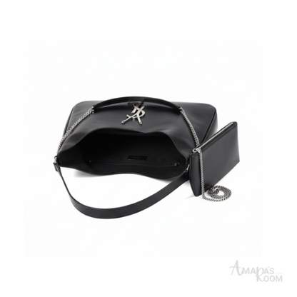 YSL Bag | Le 5 A 7 Leather Hobo Bag