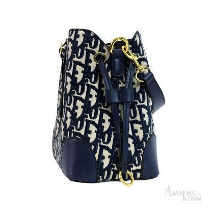 Dior Bag | Small Diorstar Bucket Blue