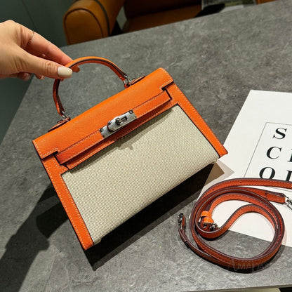 Hermès Bag | Kelly Mini Crafted Orange
