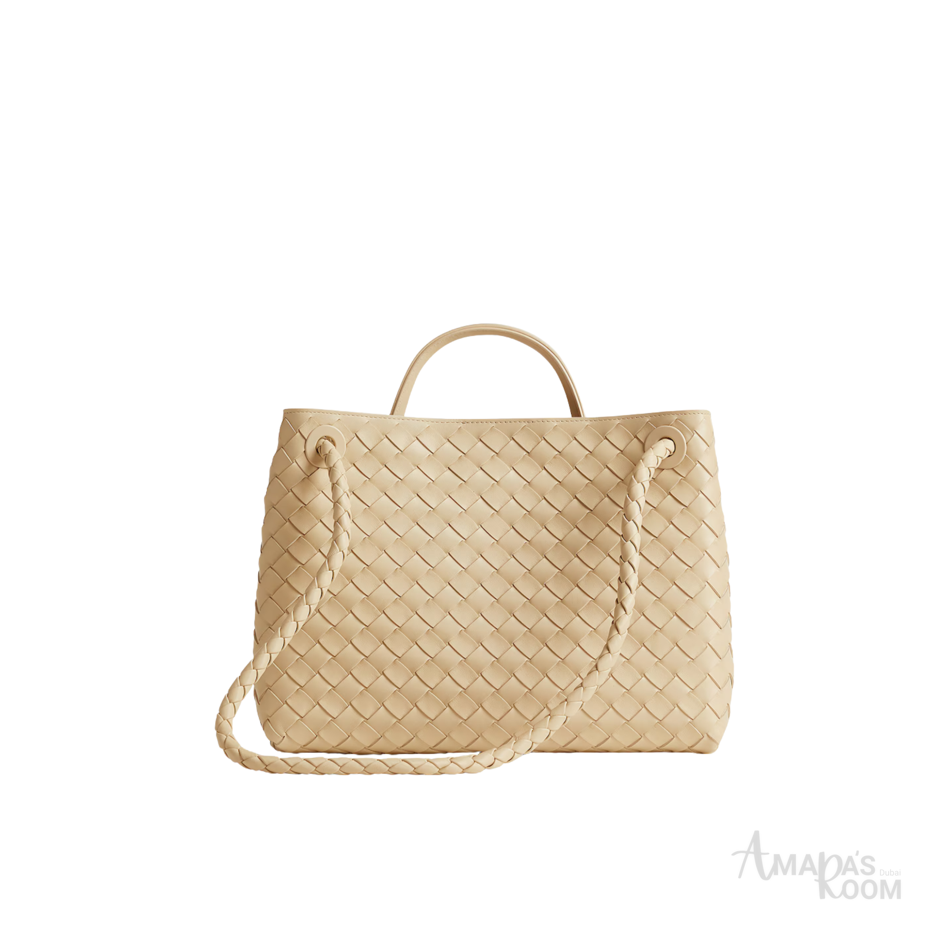 Bottega Veneta Bag | Andiamo Beige Leather Tote Bag