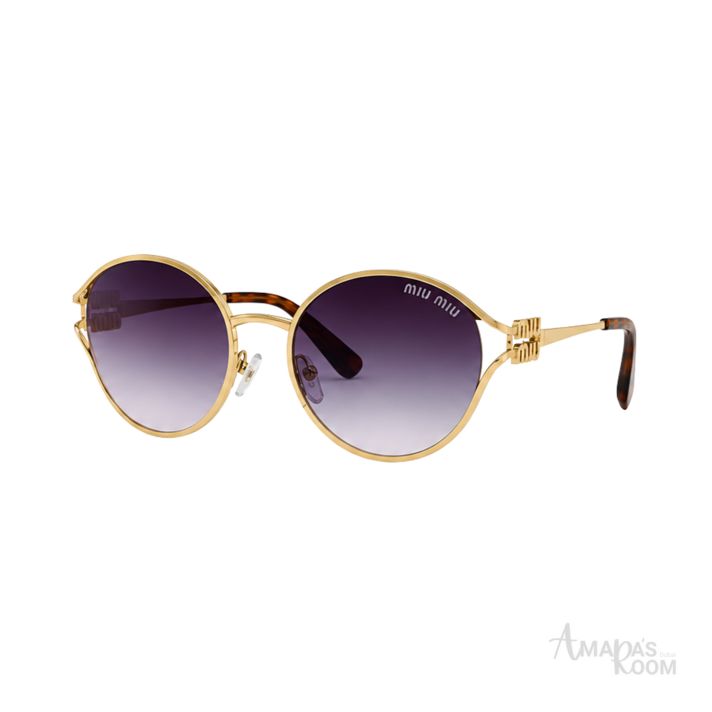 Miu Miu Sunglasses MU 52YS Oval Purple