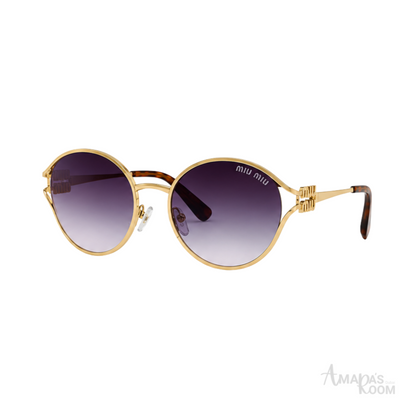 Miu Miu Sunglasses MU 52YS Oval Purple