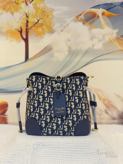 Dior Bag | Small Diorstar Bucket Blue