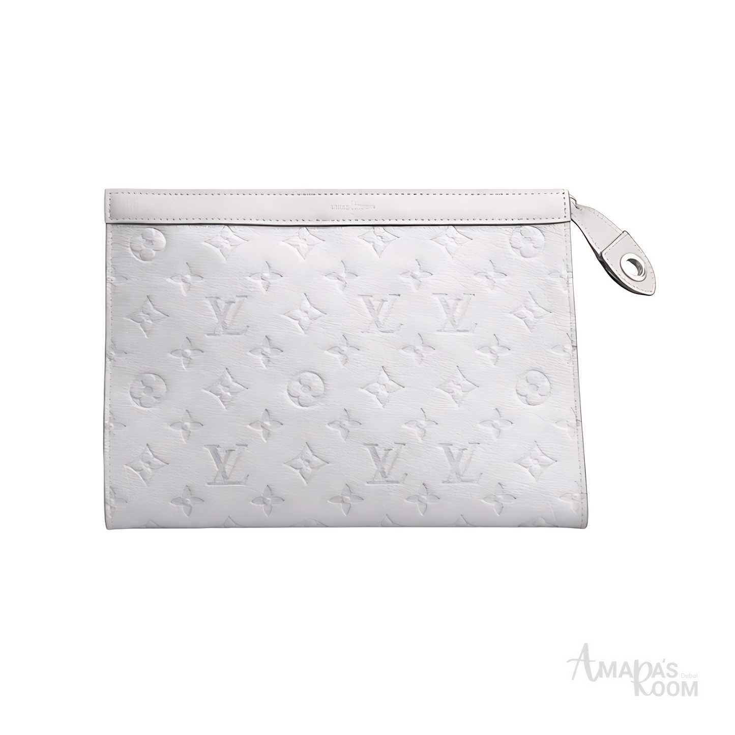 Louis Vuitton Pouch | White Lv Design Pouch