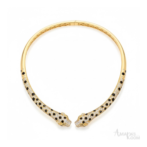 Cartier Jewelry | Panther Bracelet Necklace Set