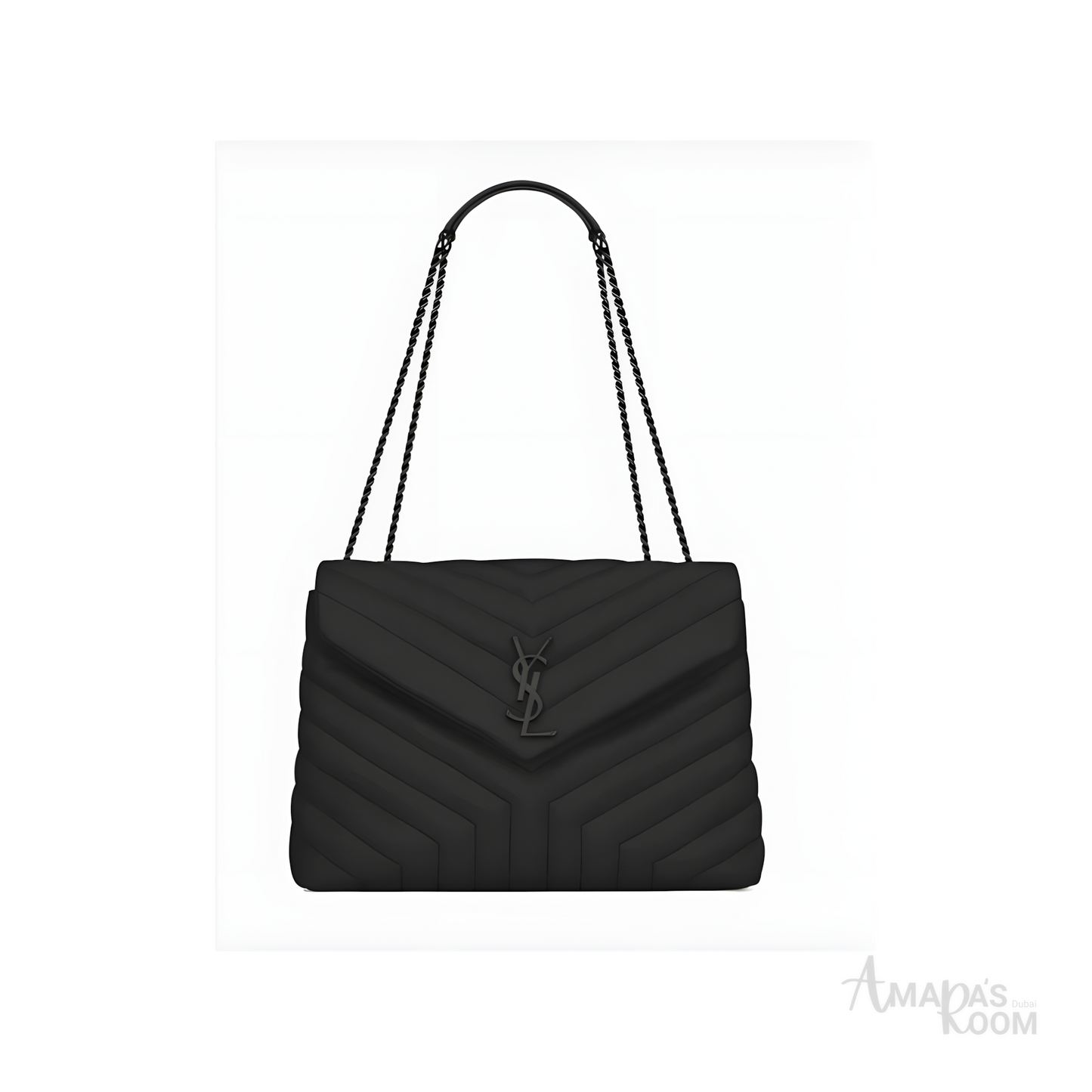 YSL Bag | Loulou Grey Black