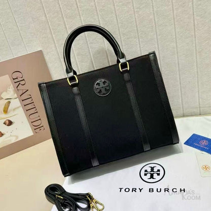 Tory Burch Bag | Blake Canvas Tote Black