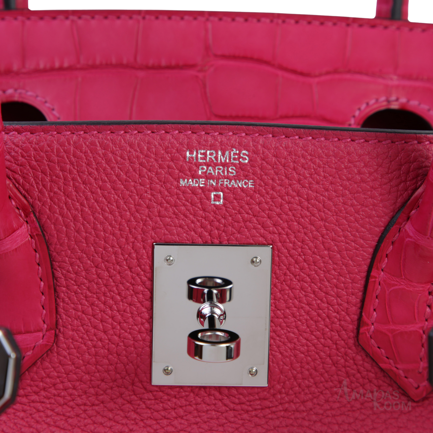 Hermès Bag | Birkin 25 Crocodile Framboise Pink