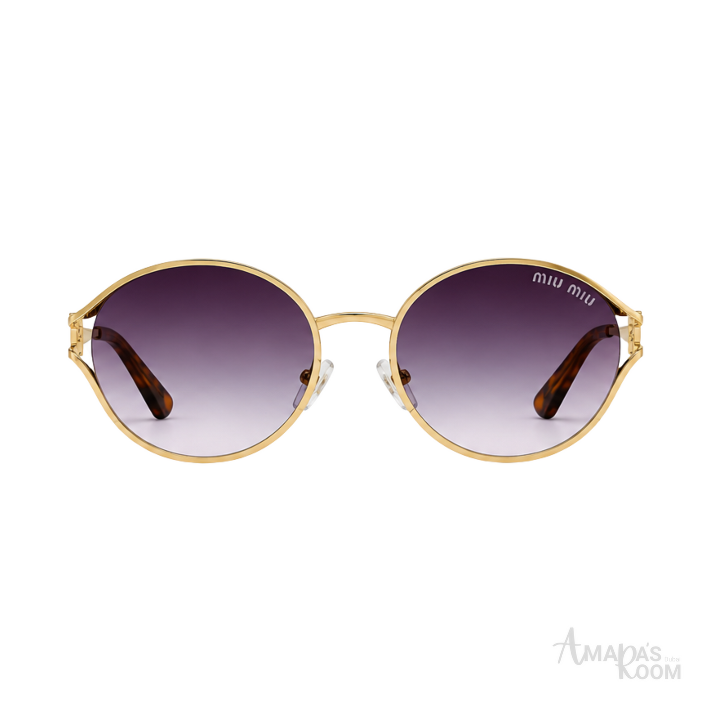 Miu Miu Sunglasses MU 52YS Oval Purple – product view