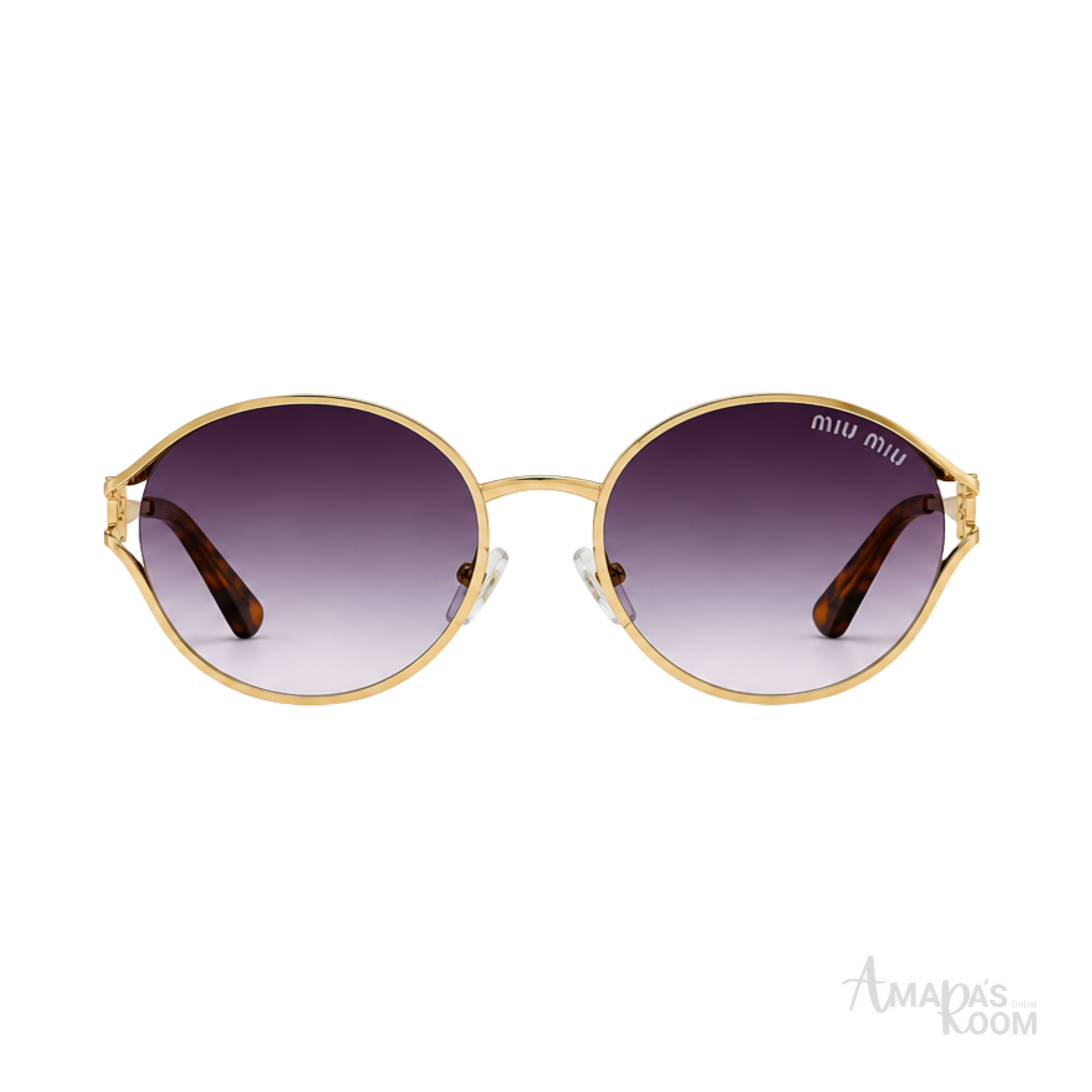 Miu Miu Sunglasses MU 52YS Oval Purple – product view