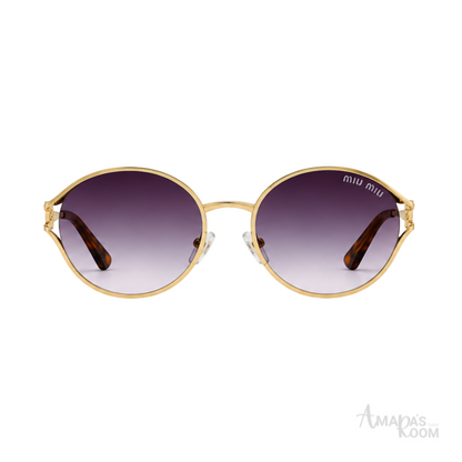 Miu Miu Sunglasses MU 52YS Oval Purple – product view