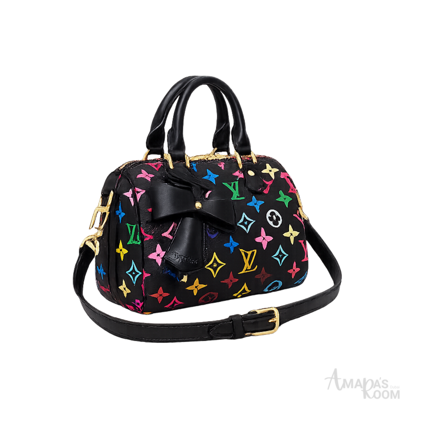 Louis Vuitton Bag | Murakami Speedy Black Multicolor