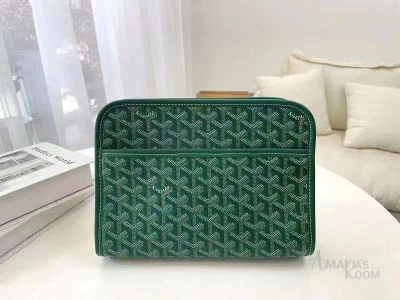 Goyard Bag Jouvence Toiletry Green