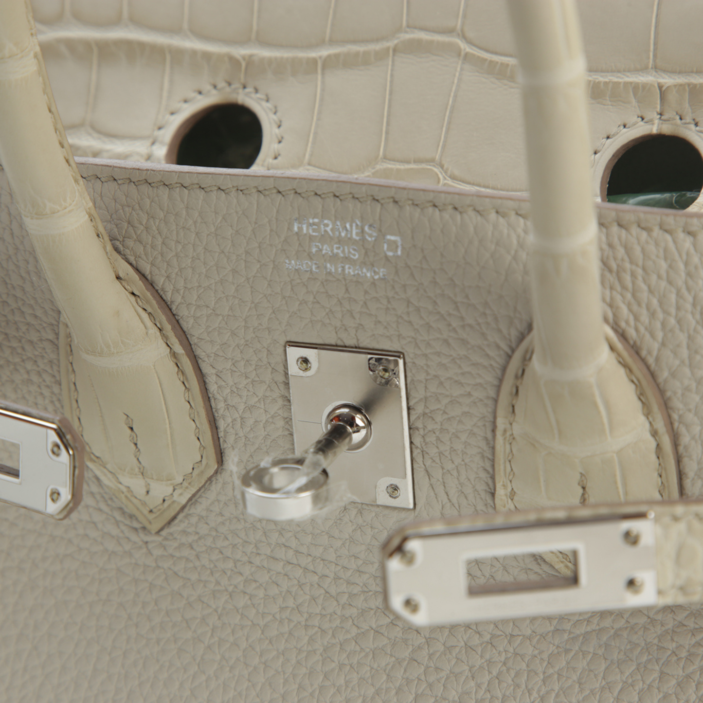 Hermès Bag | Birkin 25 Crocodile Light Grey