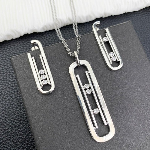 Messika Jewelry | Romane Large Set White Gold Diamonds