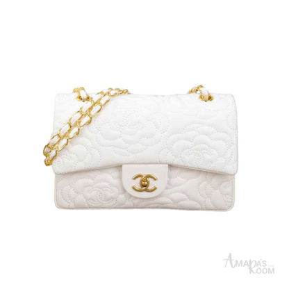 Chanel Bag | Camellia Flap White