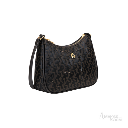 Aigner Bag | Juna Pochette Icon XS Signature Brown