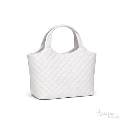 YSL Bag | Icare Maxi White Lambskin