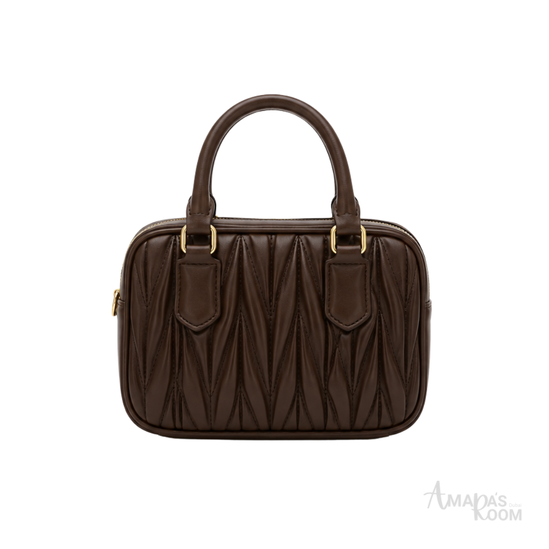 Miu Miu Arcadie Matelassé Leather Bag