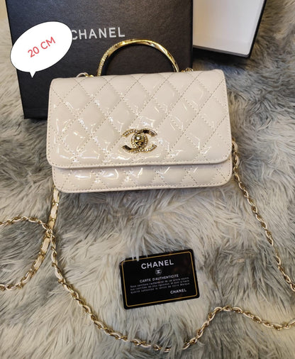 Chanel Bag Quilted Top Handle Flap