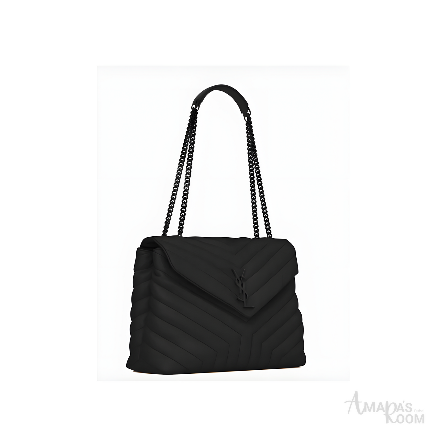 YSL Bag | Loulou Grey Black