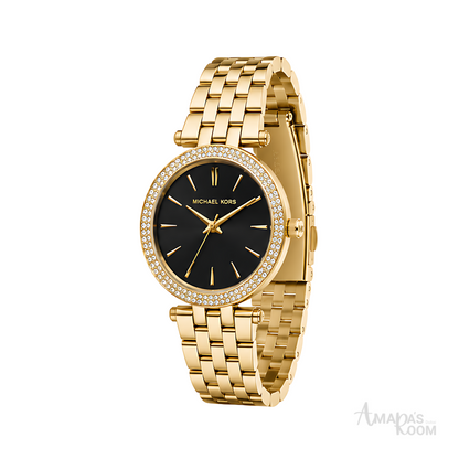 Michael Kors Watch | Darci Black Dial Gold