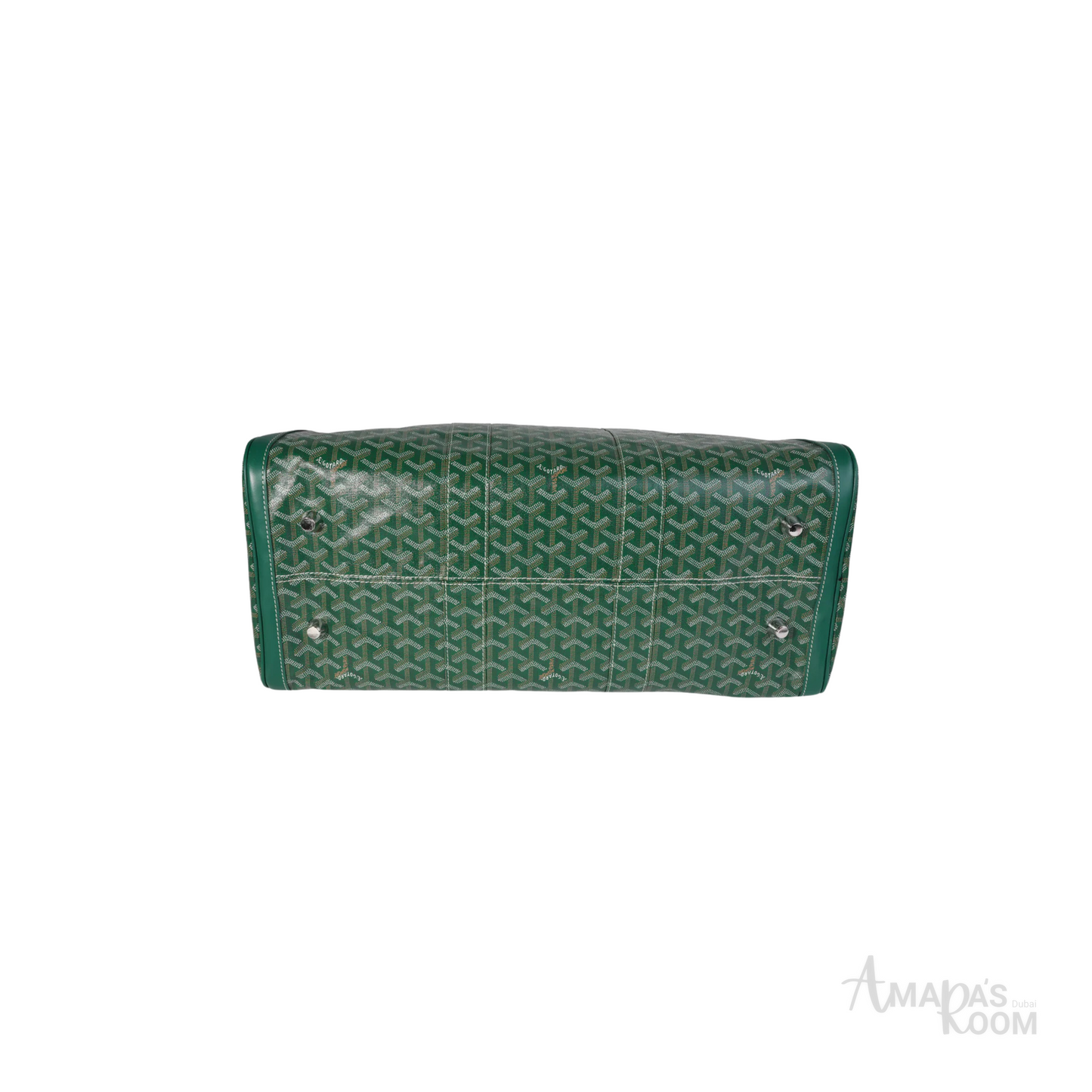 Goyard Bag | Barrel 40 Green Canvas