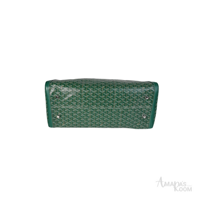 Goyard Bag | Barrel 40 Green Canvas