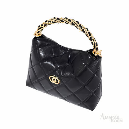 Chanel Bag | 24B Mini Top Handle Bag Chain Black