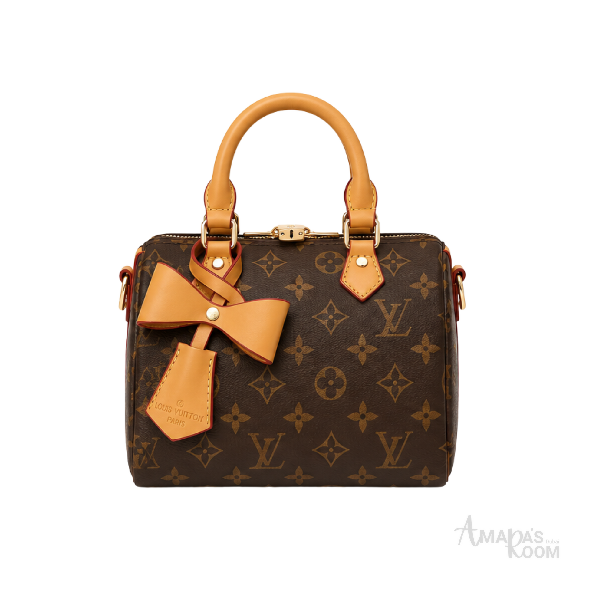 Louis Vuitton Speedy 20 Monogram Canvas Tan Bag – product view