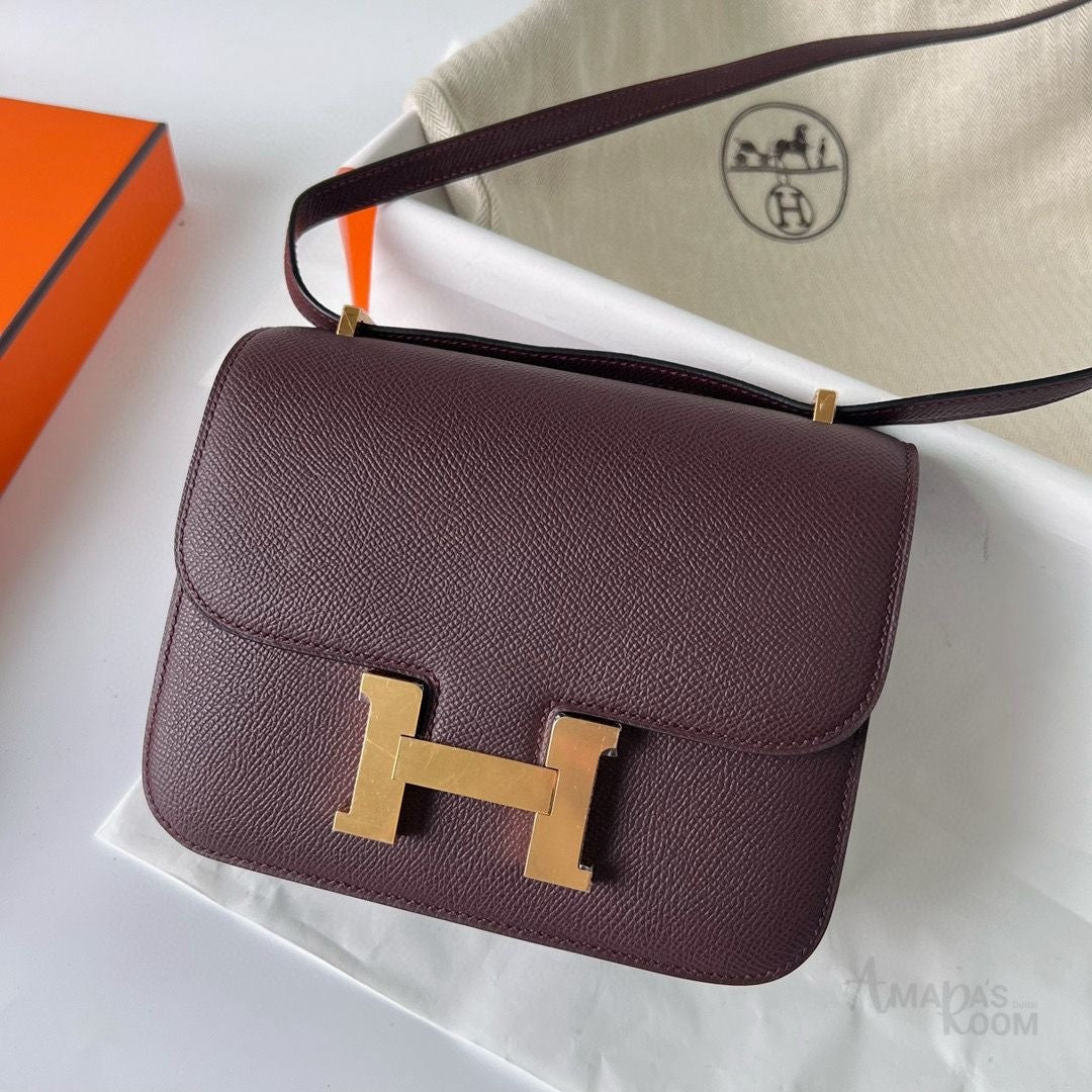 Hermès Bag | Constance 18 Burgundy