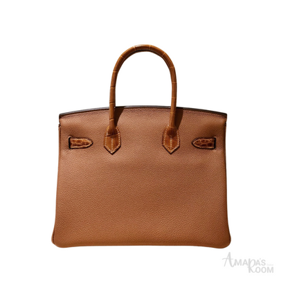 Hermès Bag | Birkin 25 Crocodile Tan Gold